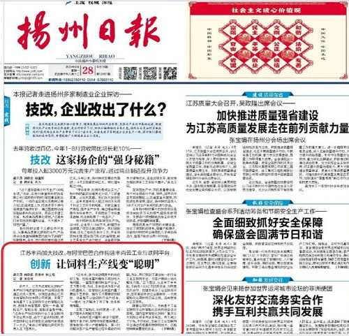 豐尚云工業互聯網平臺獲 揚州日報 重點報道